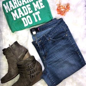 Torrid faded skinny jeans